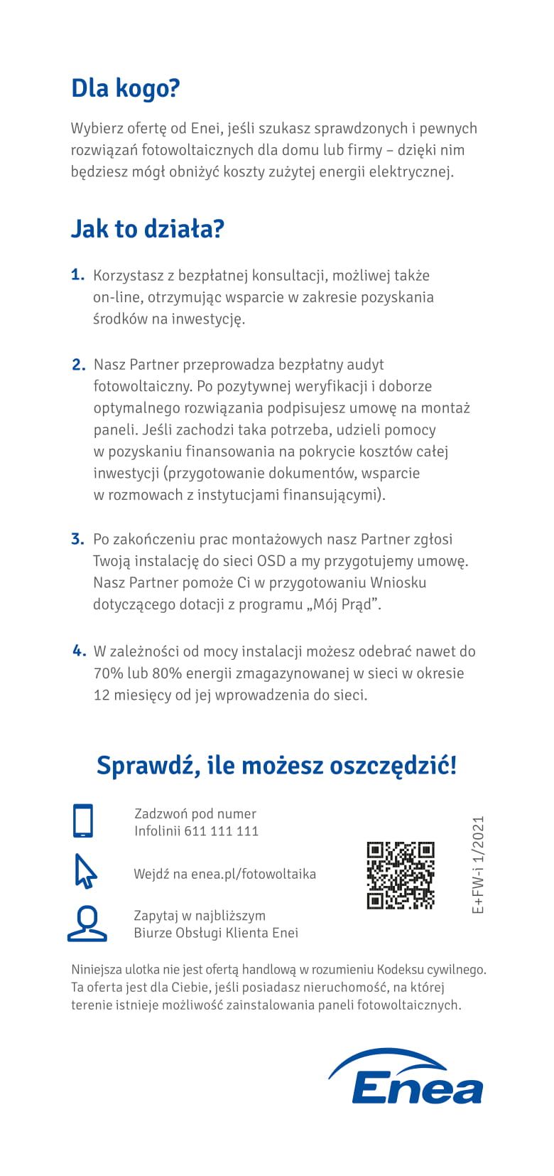 Akcja promocyjna - Energia + Fotowoltaika