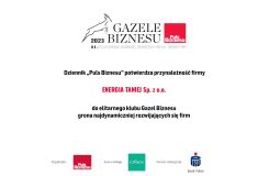 Gazele Biznesu 2023 dla Energii Taniej!